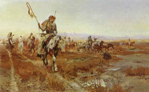 Charles M Russell The Medicine Man oil painting image